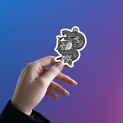 PHOOL AUR SNAKE - BFF GOALS STICKER - stickyfunk premium stickers