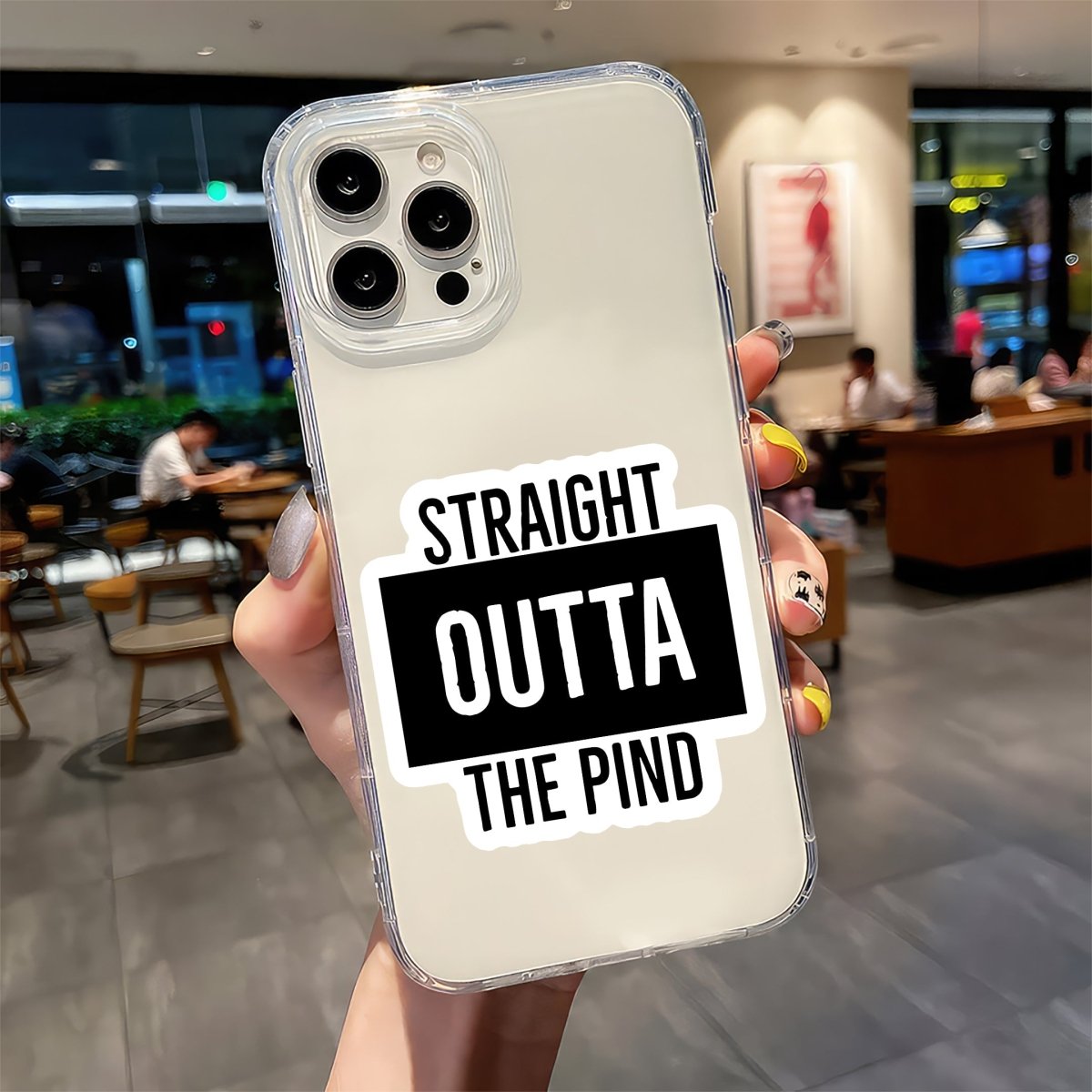PIND SE STRAIGHT OUTTA BRO STICKER - stickyfunk premium stickers