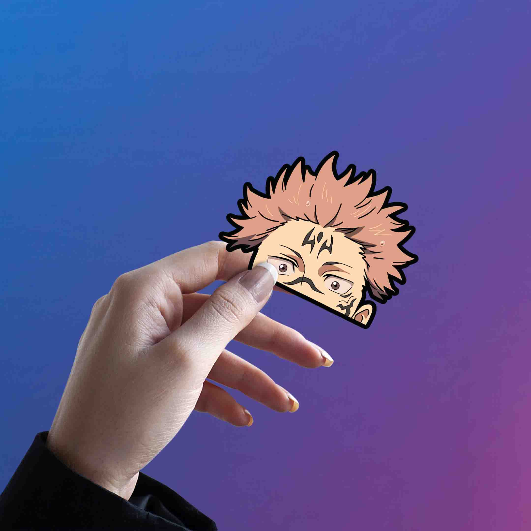 SUKUNA JUJUTSU KAISEN STICKER - stickyfunk premium stickers