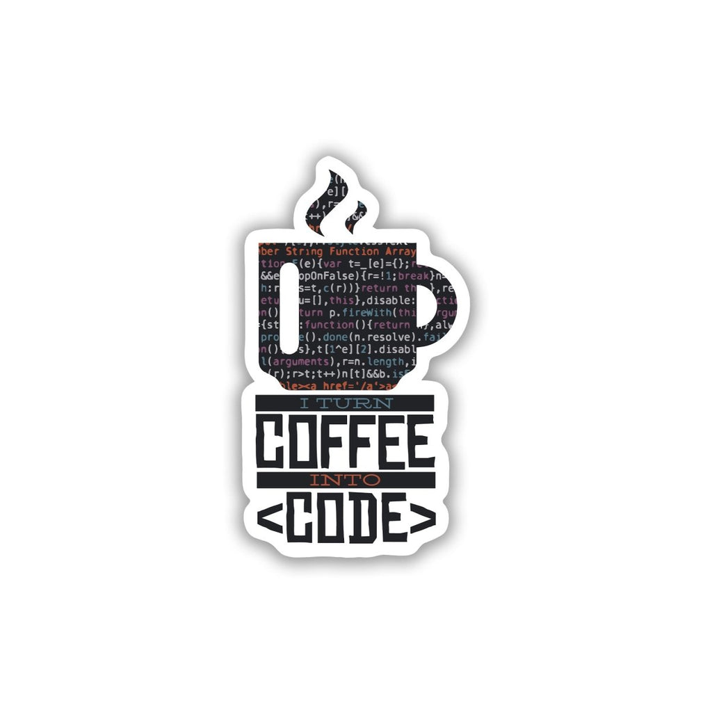 THE CODER'S FUEL STICKER - stickyfunk premium stickers