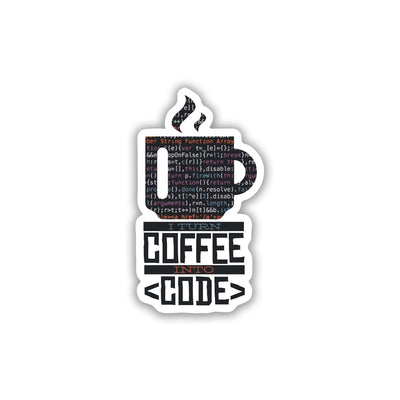 THE CODER'S FUEL STICKER