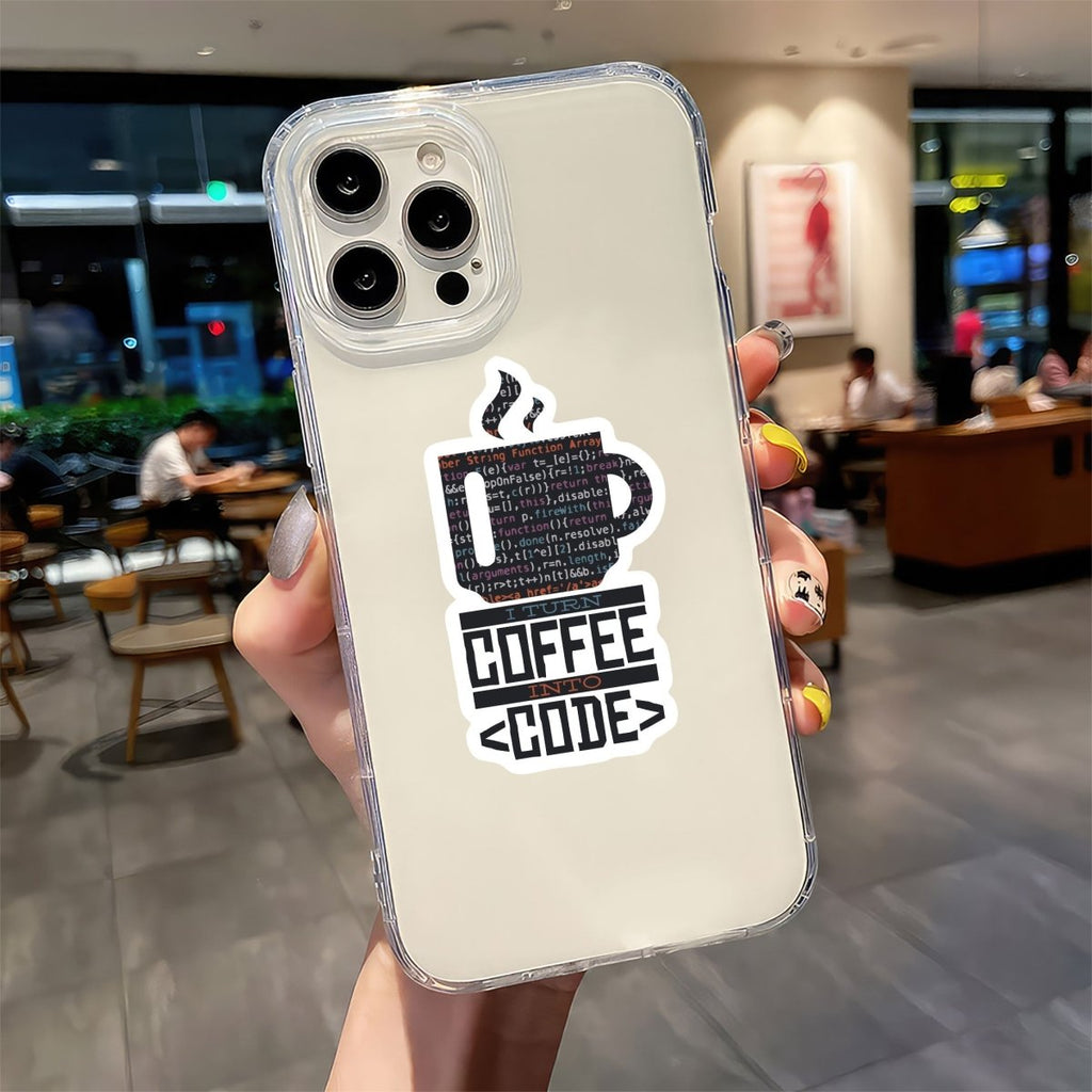 THE CODER'S FUEL STICKER - stickyfunk premium stickers