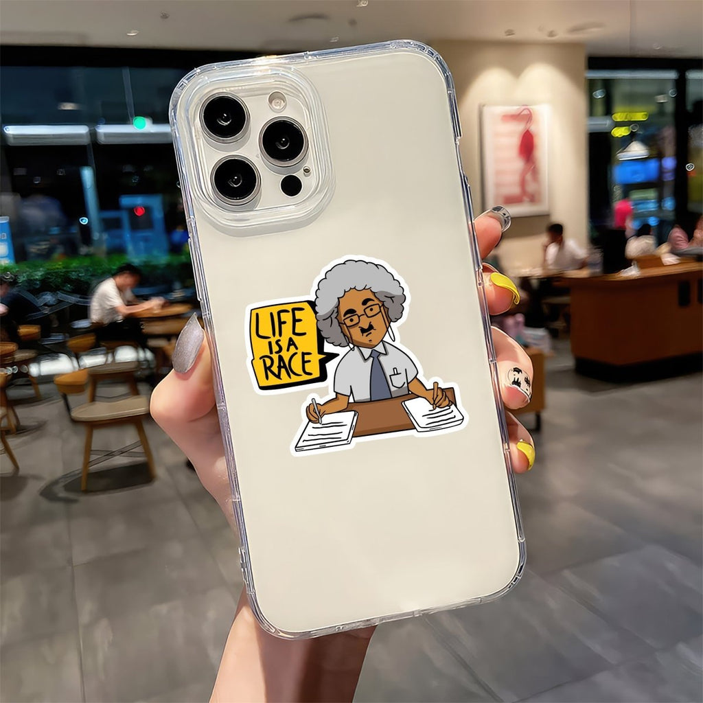 VIRUS MODE - LIFE'S A RACE STICKER - stickyfunk premium stickers