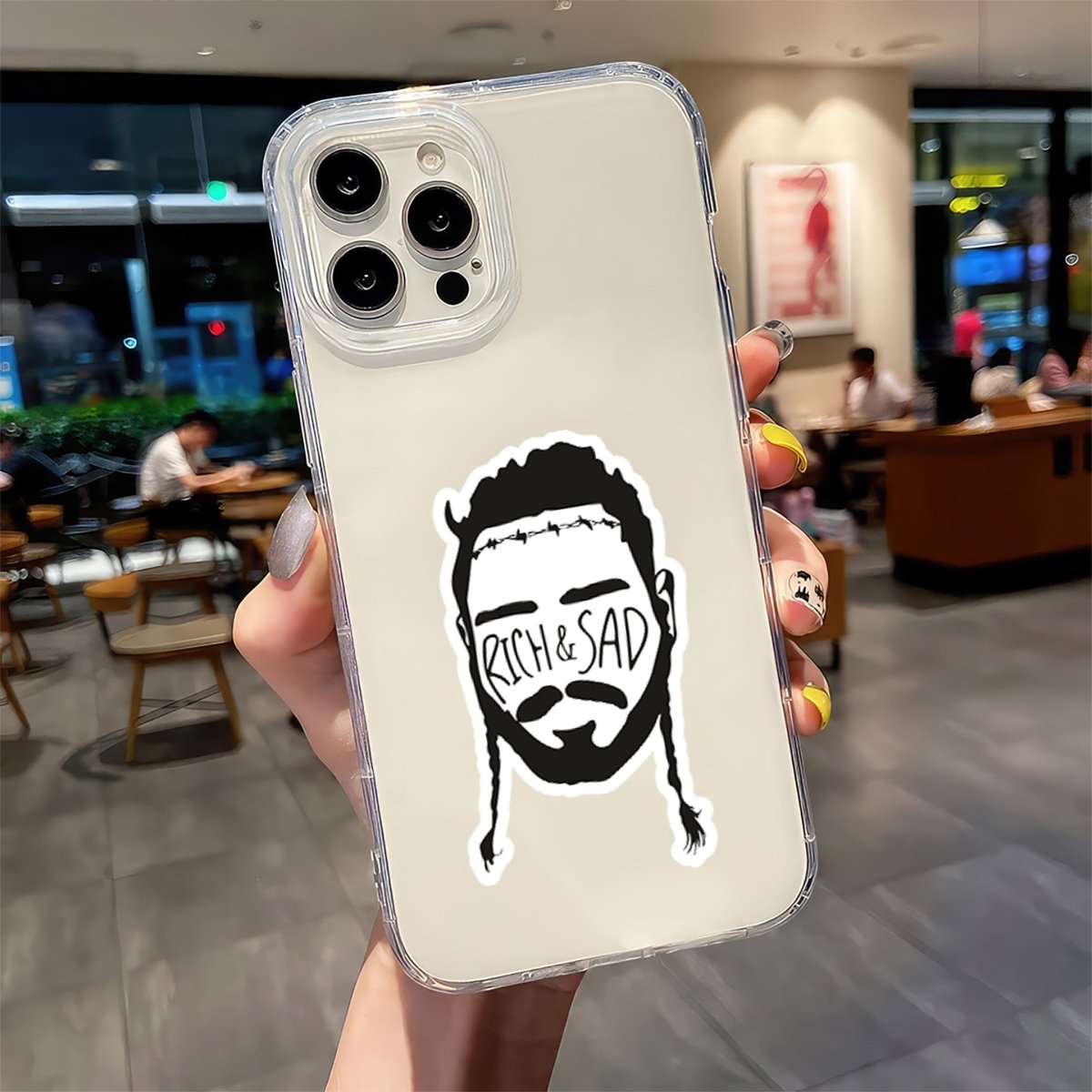 POST MALONE STICKER - 7 - stickyfunk premium stickers