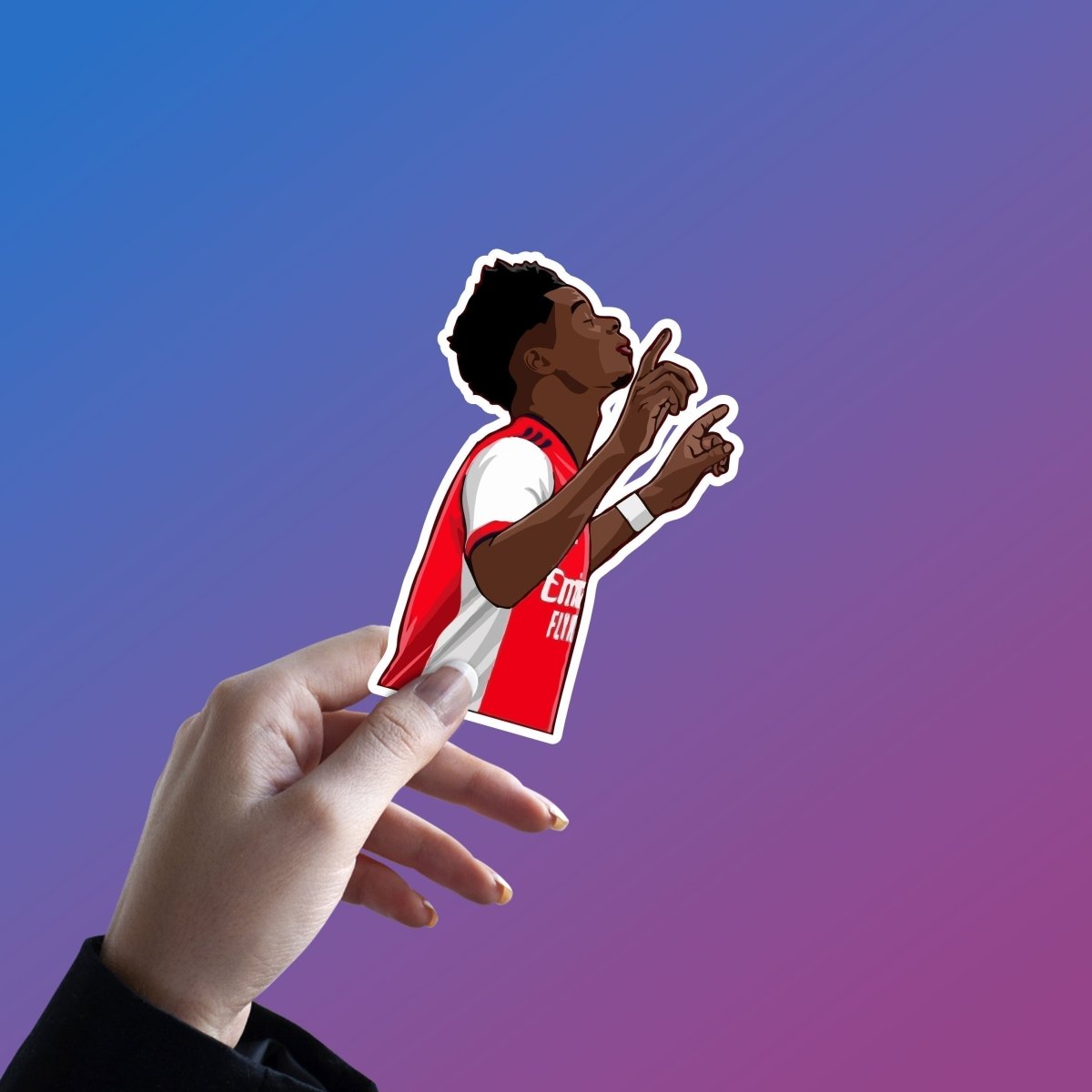 BUKAYO SAKA STICKER - 2 - stickyfunk premium stickers