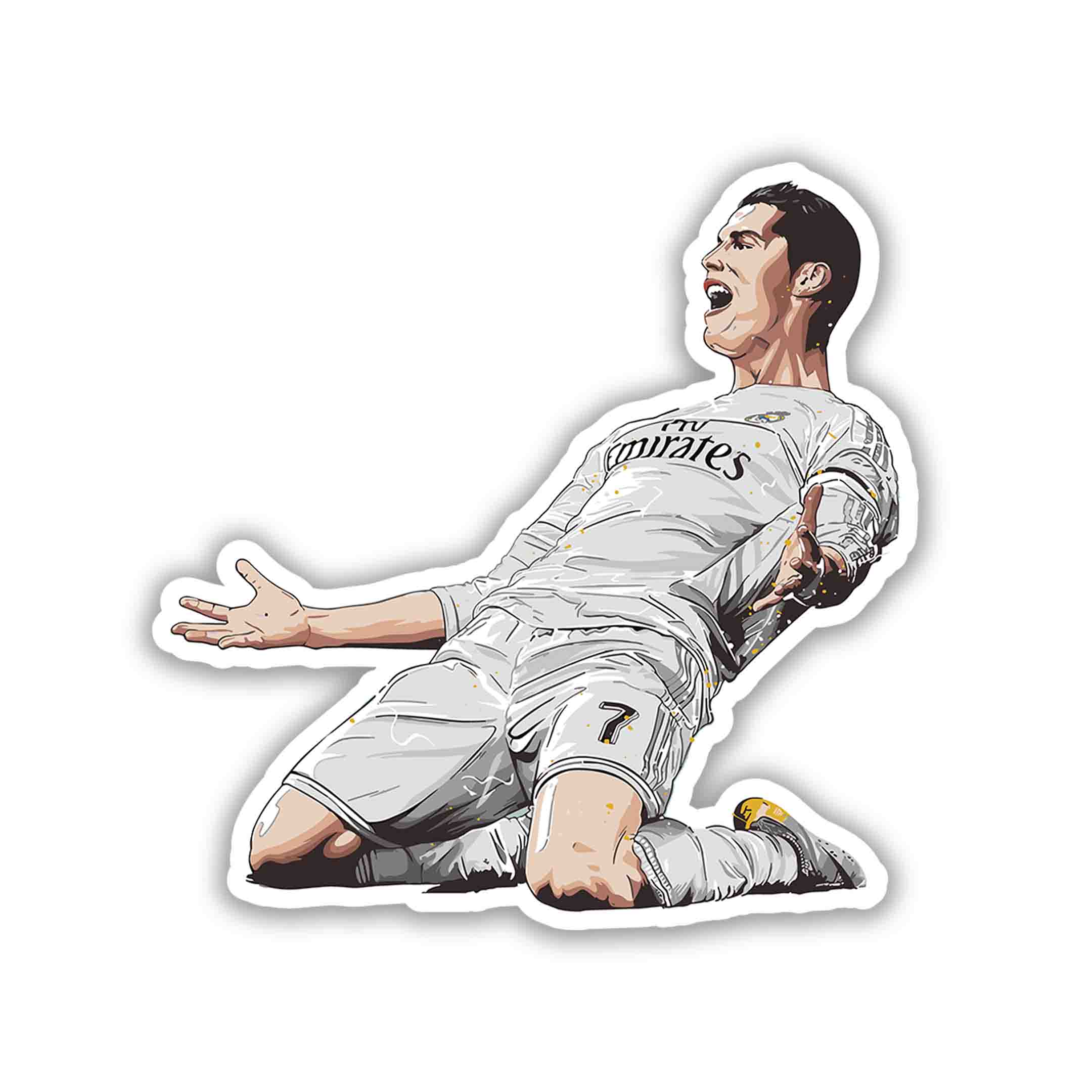 CRISTIANO RONALDO 7 - stickyfunk premium stickers
