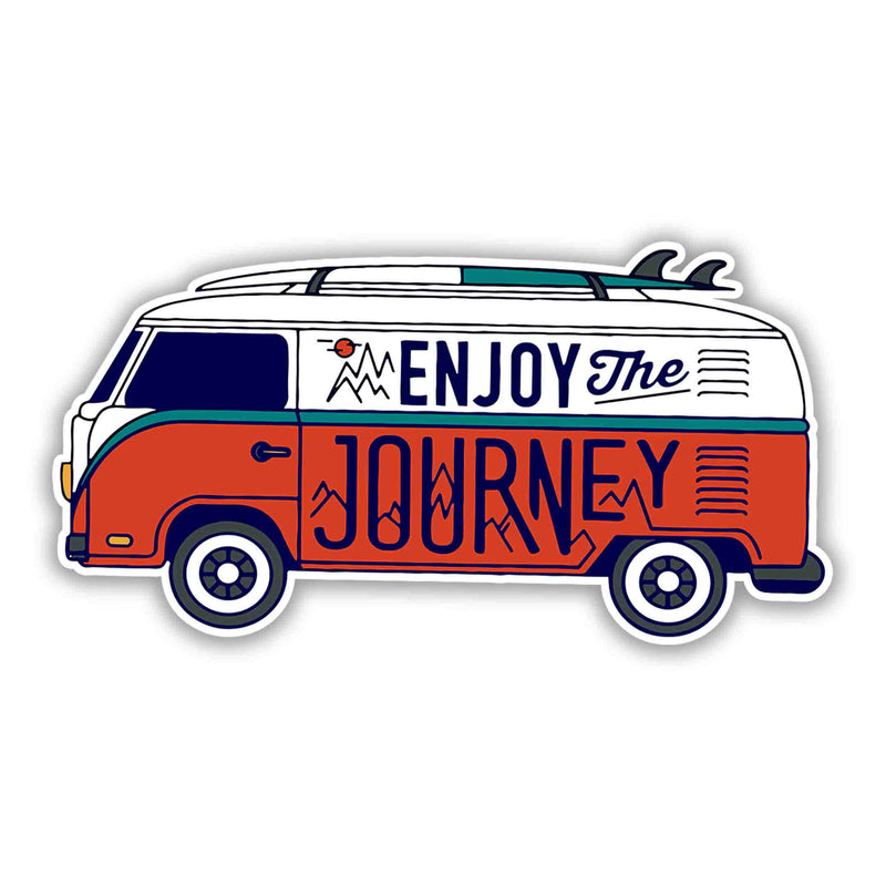 Enjoy The Journey Camper Van Sticker