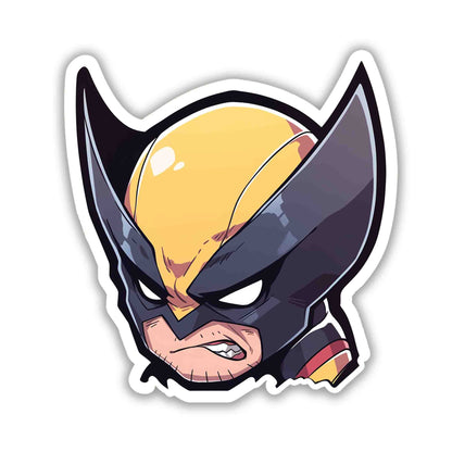 X - MEN CHIBI WOLVERINE STICKER - stickyfunk premium stickers