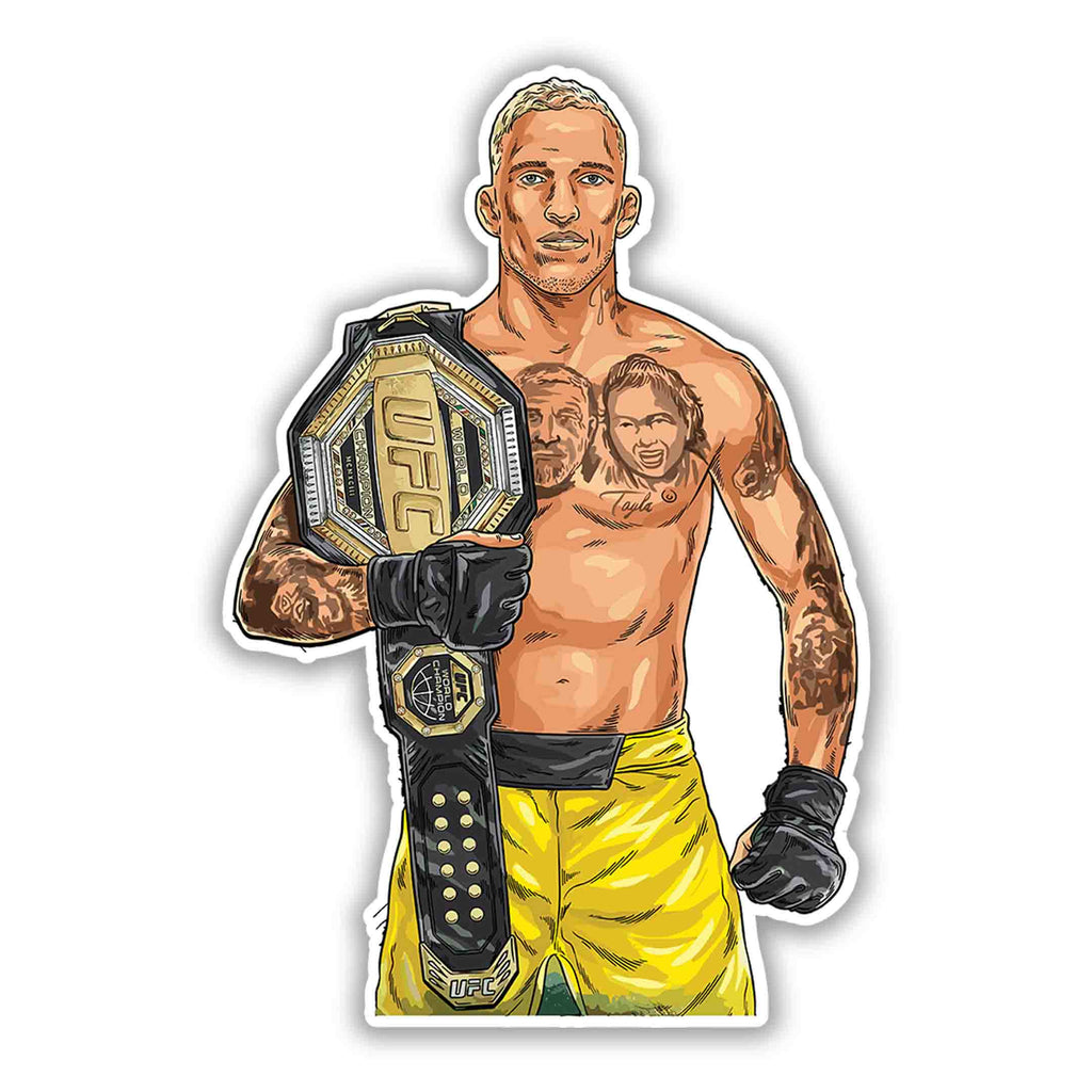 CHARLES OLIVEIRA - 6 - stickyfunk premium stickers