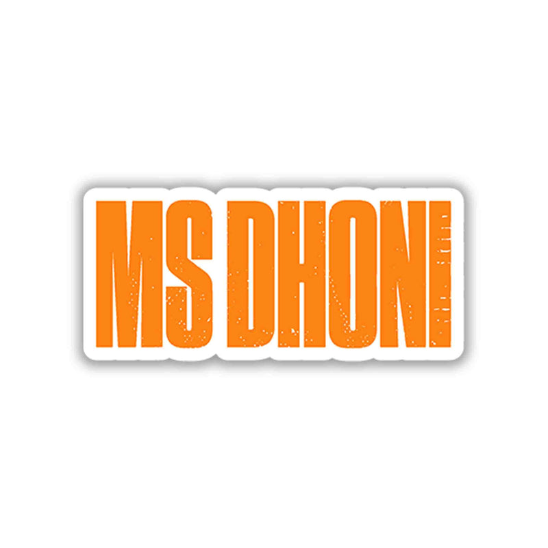 MSD Name Sticker