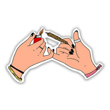 Passing The Joint Hands Sticker
