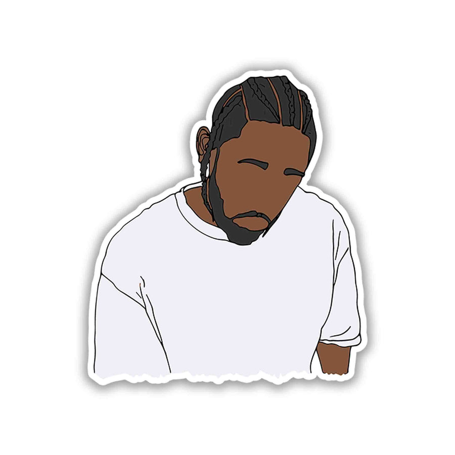 Humble White Tee – Kendrick Lamar Sticker