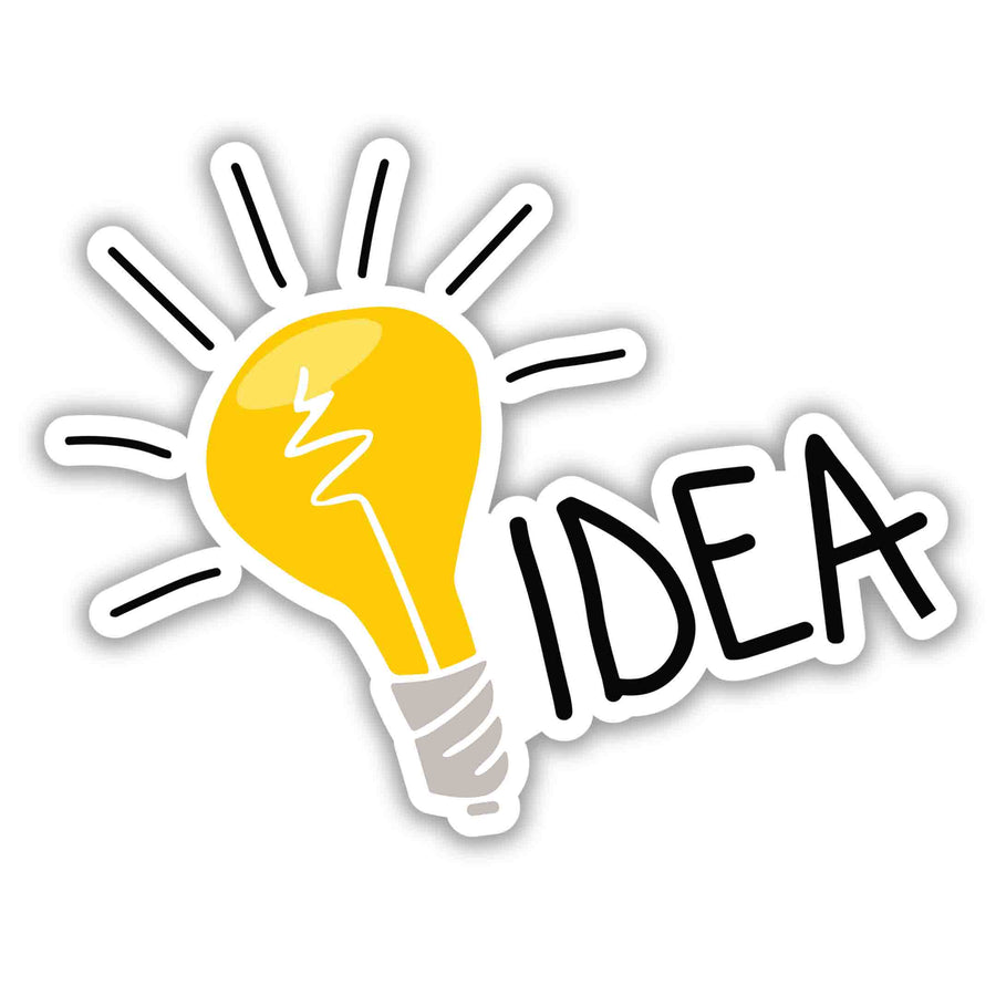 Bright Idea Spark Sticker