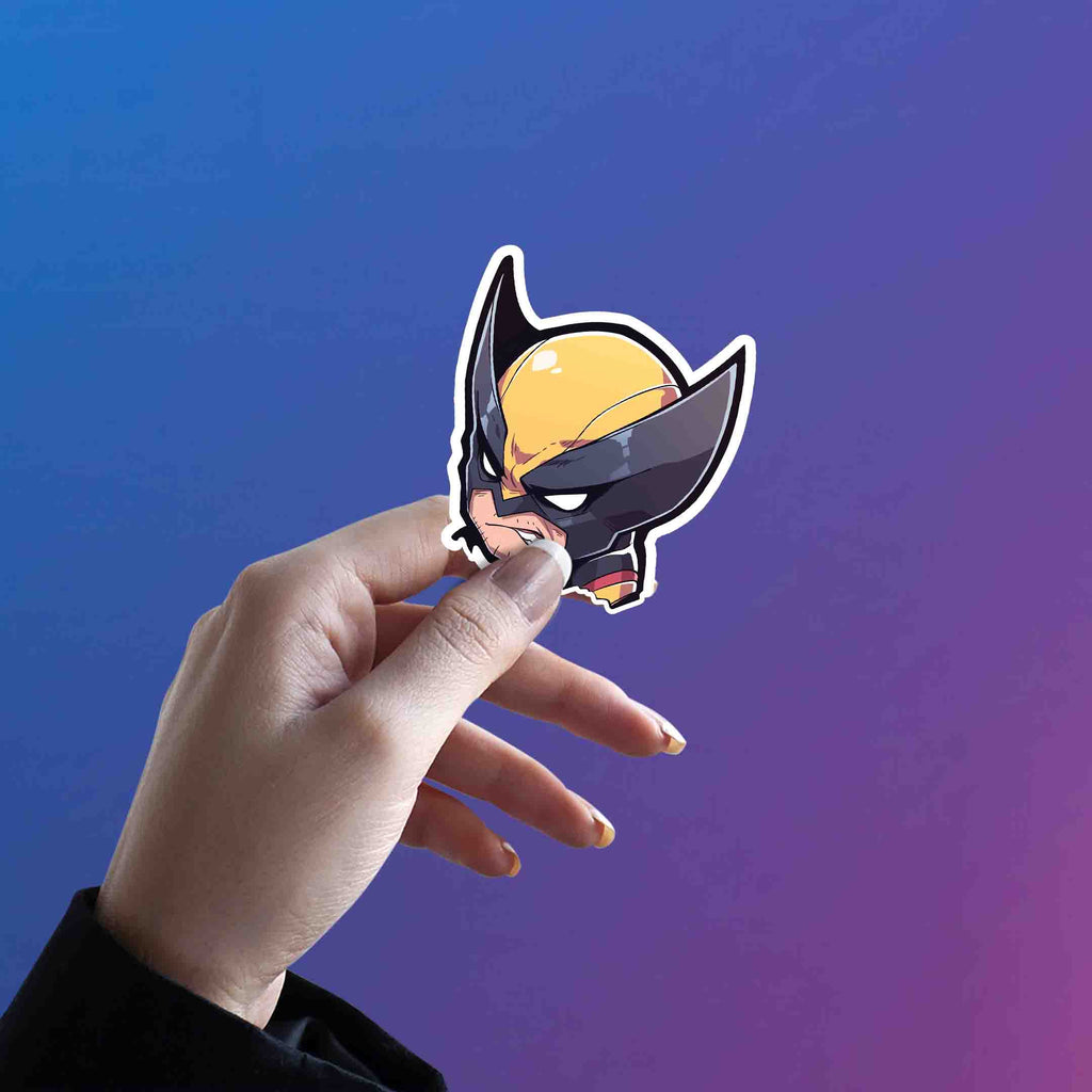 X - MEN CHIBI WOLVERINE STICKER - stickyfunk premium stickers