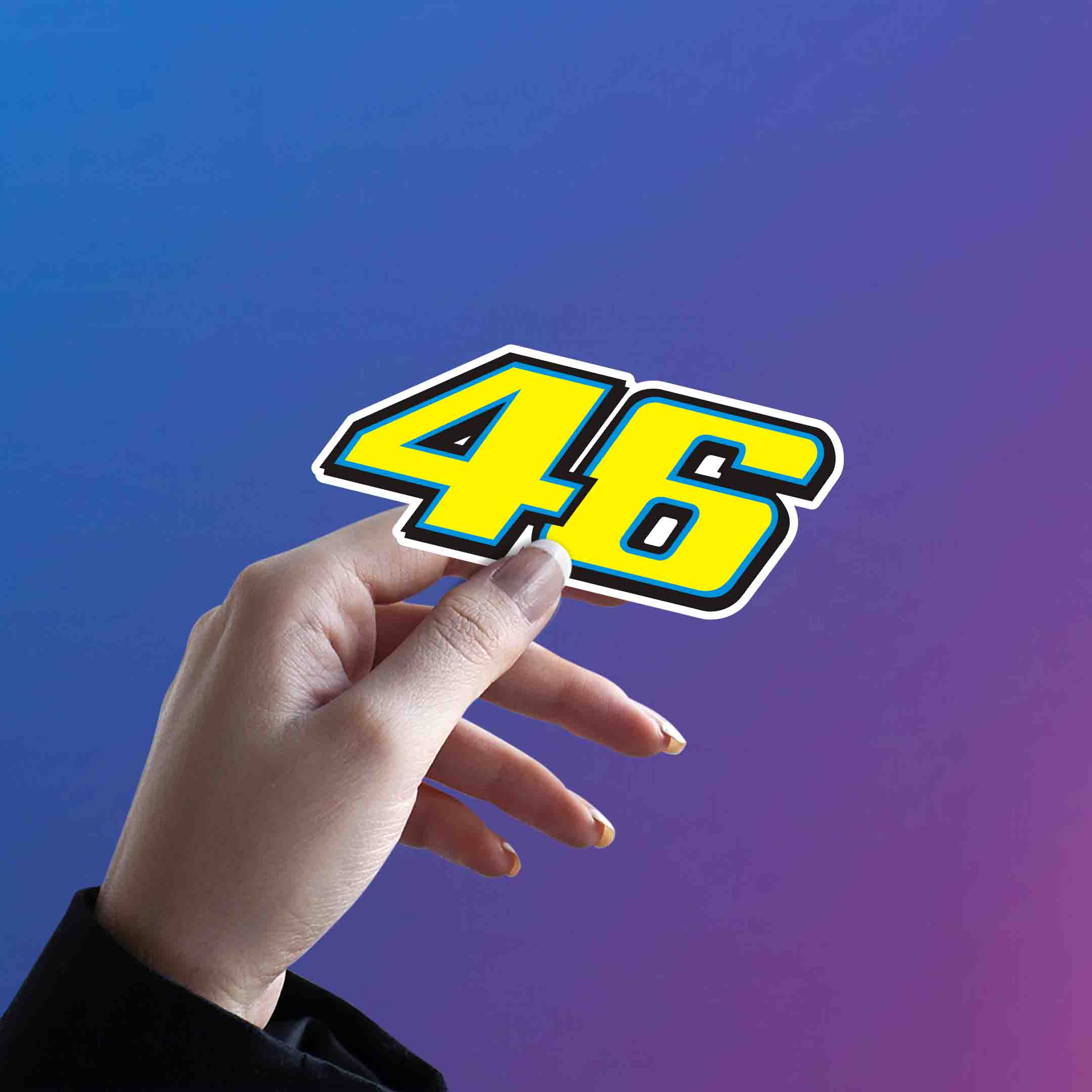 VELENTINO ROSSI STICKER - 6 - stickyfunk premium stickers