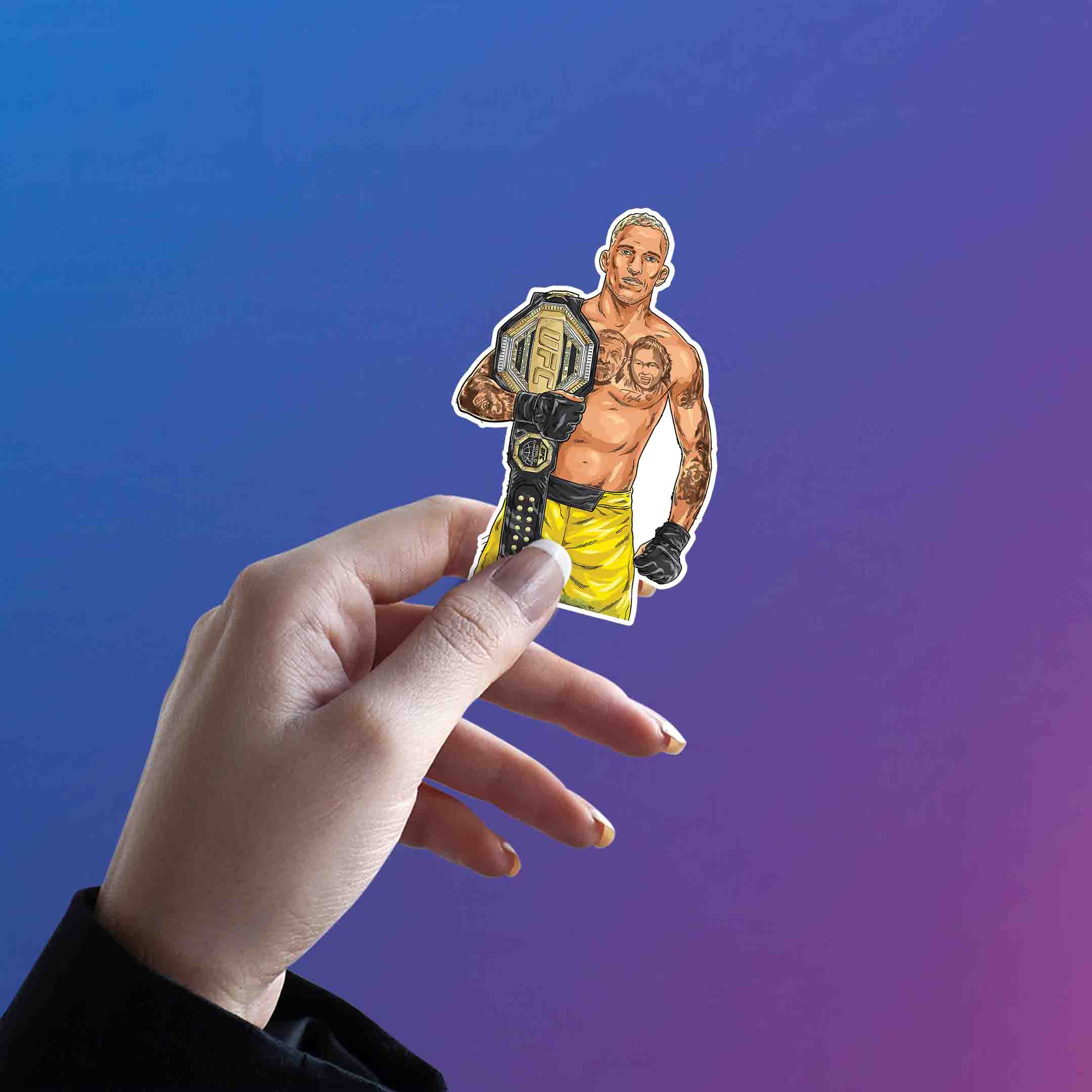 CHARLES OLIVEIRA - 6 - stickyfunk premium stickers