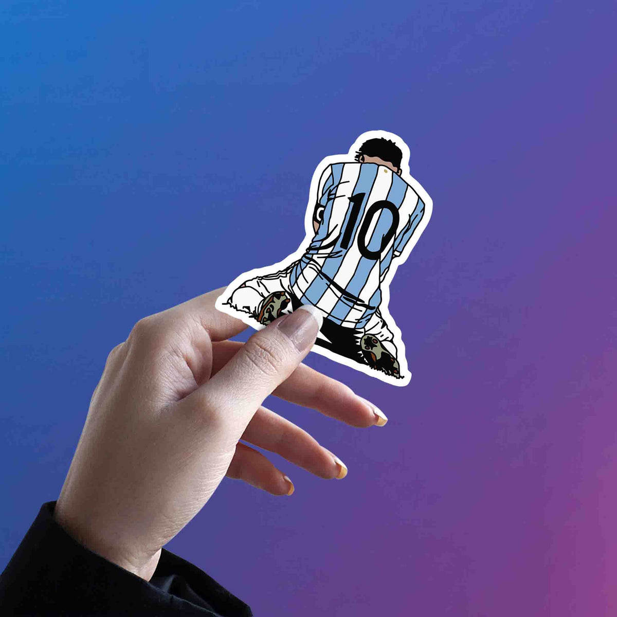 Buenos Aires Blue Stripes – Lionel Messi Sticker