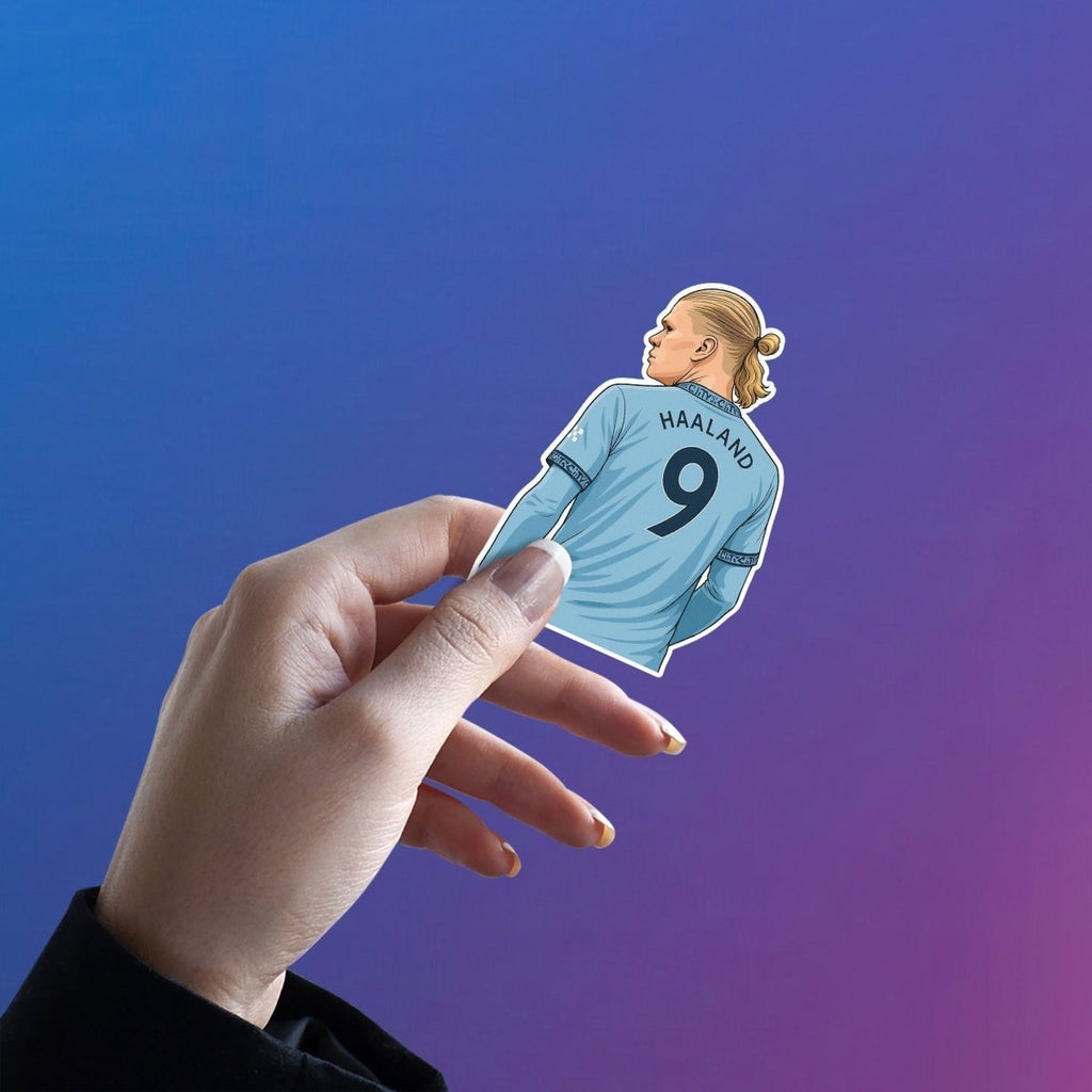 ERLING HAALAND | MANCITY STICKER - 8 - stickyfunk premium stickers