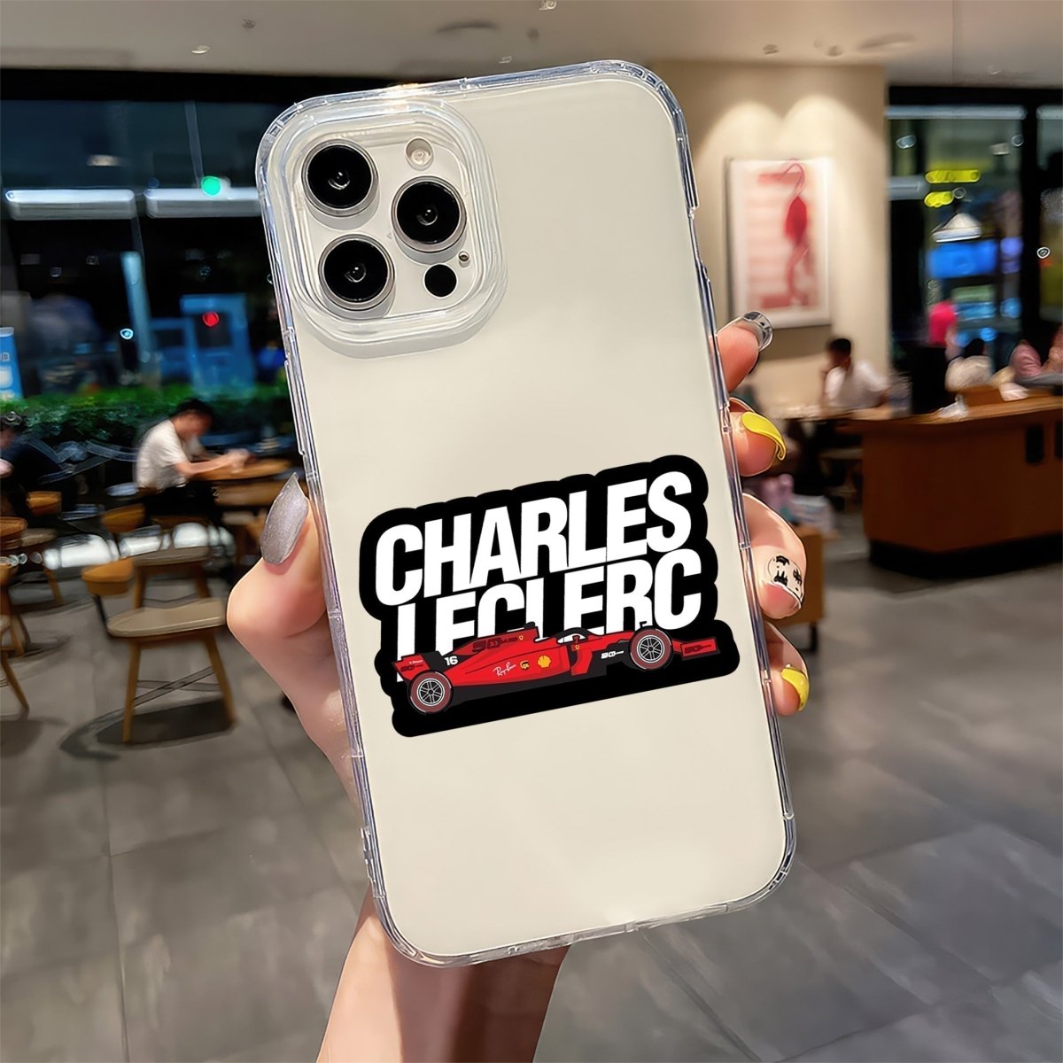 Leclerc Lightning Logo – Charles Leclerc Sticker