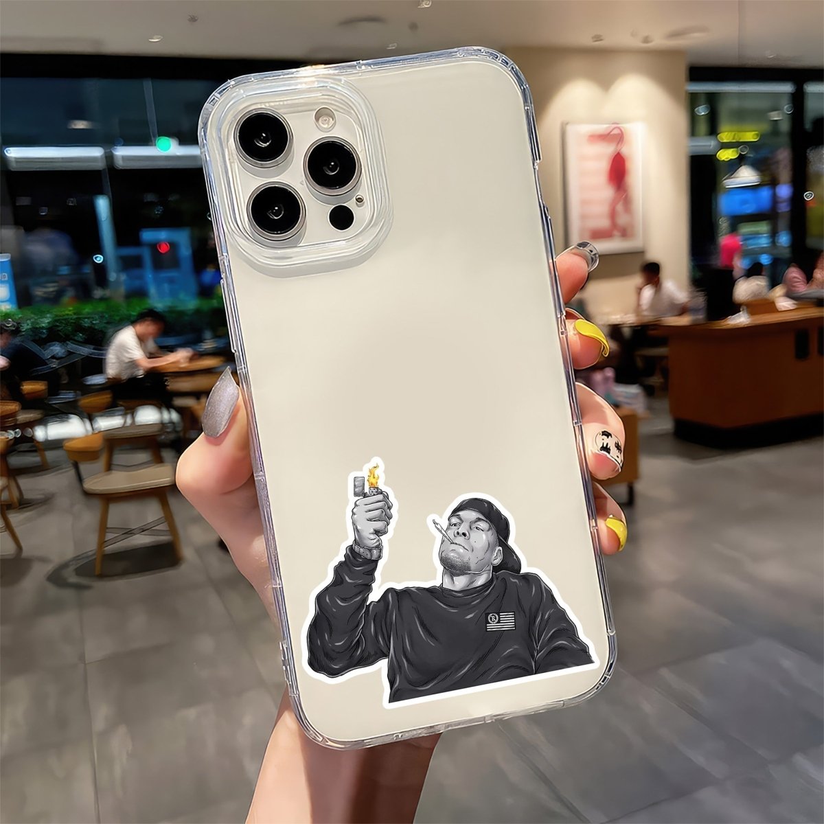 Stockton Lighter Salute – Nate Diaz Sticker