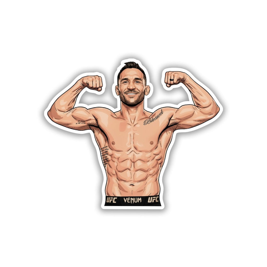 BLESSED STANCE - MICHAEL CHANDLER STICKER - stickyfunk premium stickers