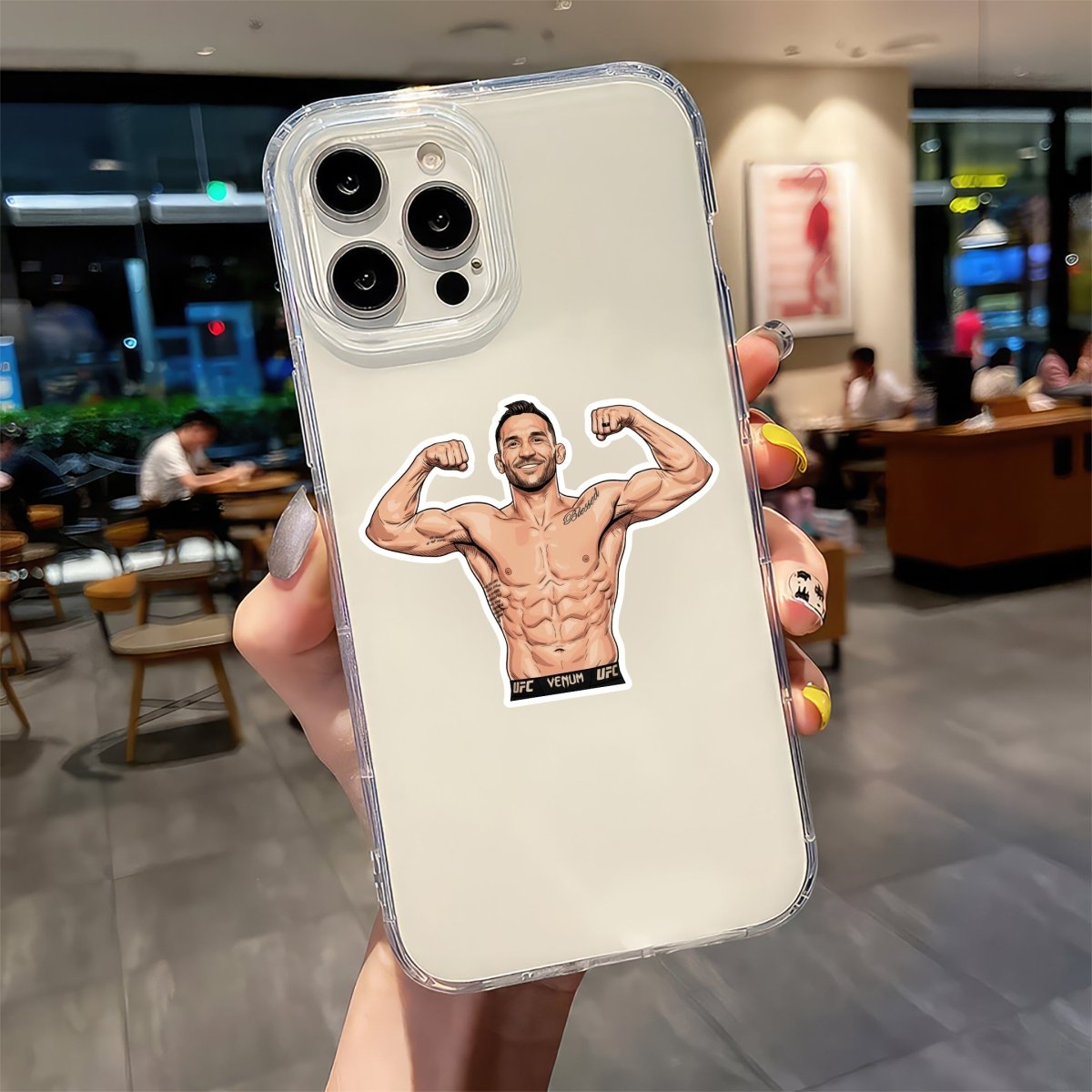 BLESSED STANCE - MICHAEL CHANDLER STICKER - stickyfunk premium stickers