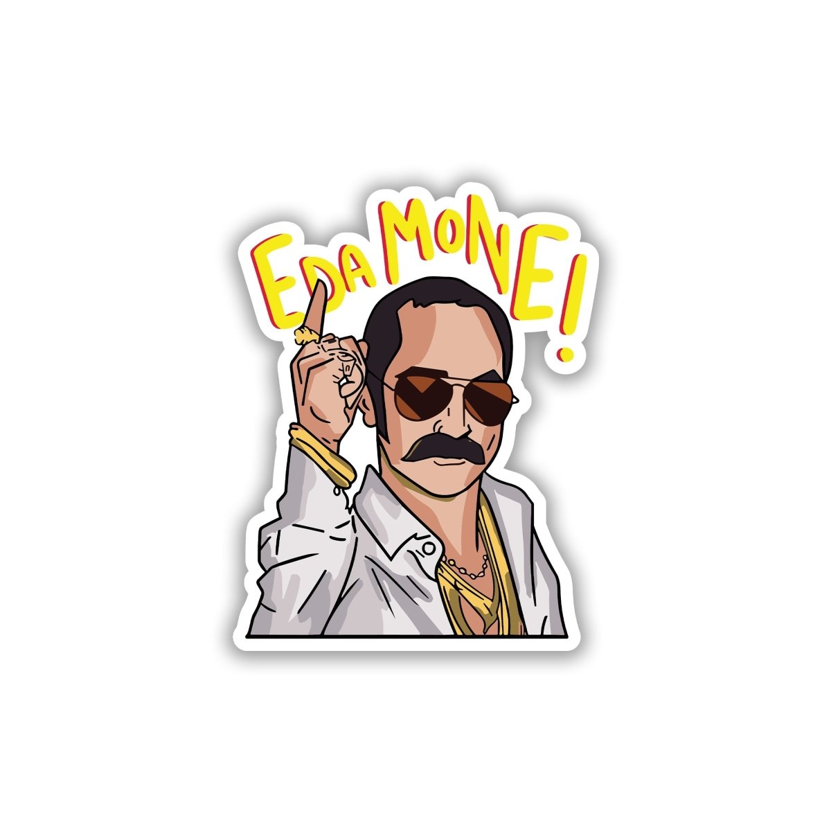 MOLLYWOOD HYPE STICKER - stickyfunk premium stickers