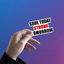 STRONGER TOMORROW STICKER