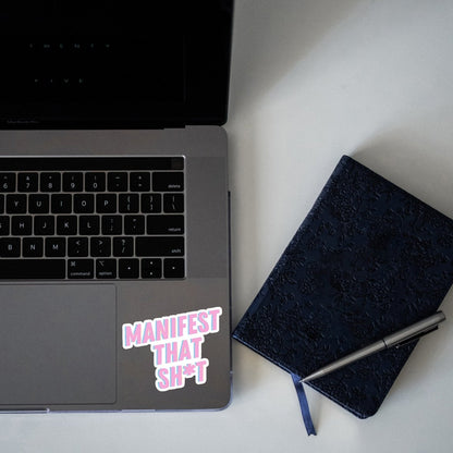 MANIFESTING BILLS - NOT BLESSINGS STICKER - stickyfunk premium stickers