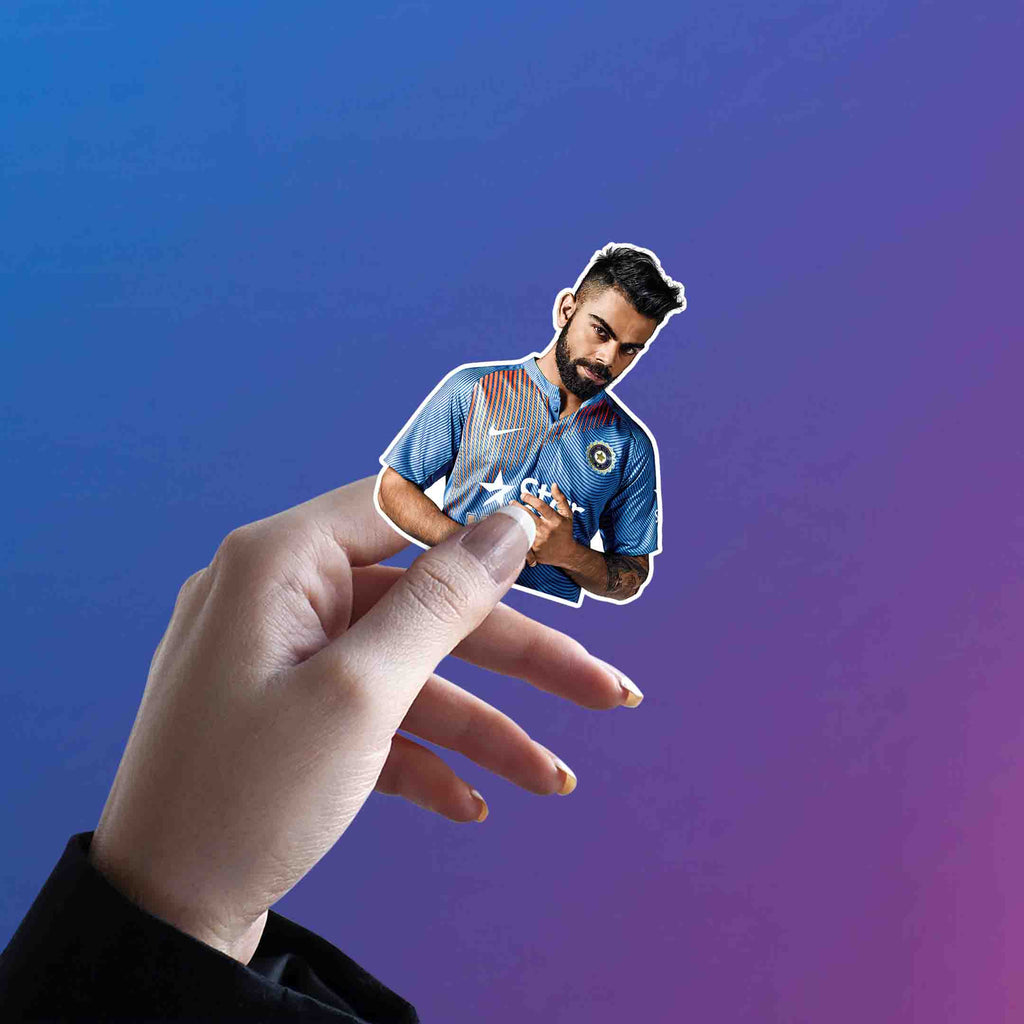 VIRAT KOHLI STICKER - 1 - stickyfunk premium stickers