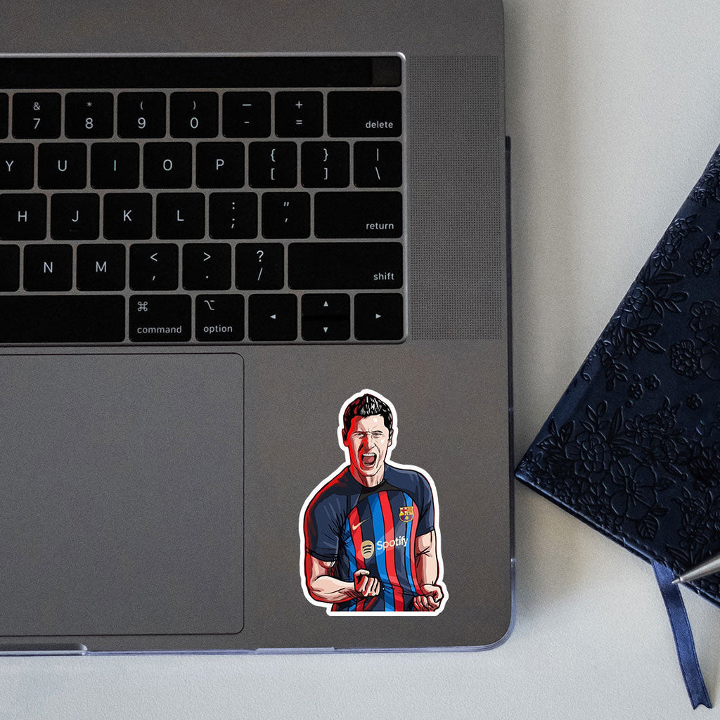 Robert Lewandowski STICKER - 3 - stickyfunk premium stickers