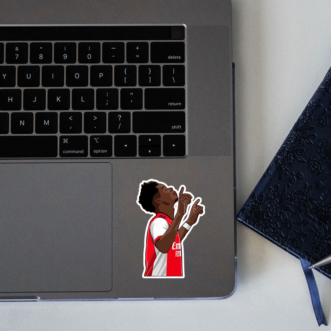 Emerald Touchline Rocket – Bukayo Saka Sticker