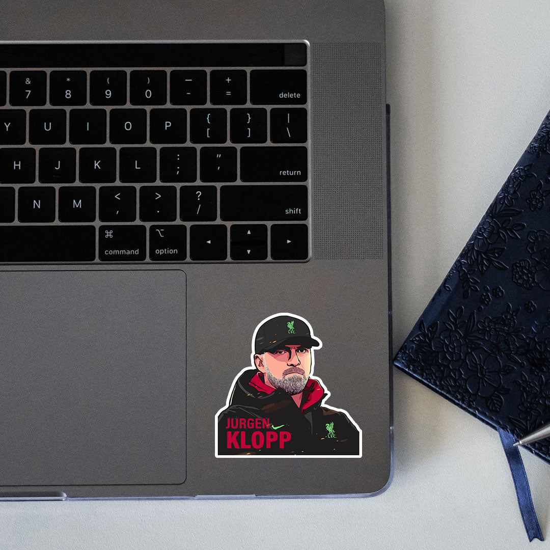 Jurgen Klopp STICKER - stickyfunk premium stickers