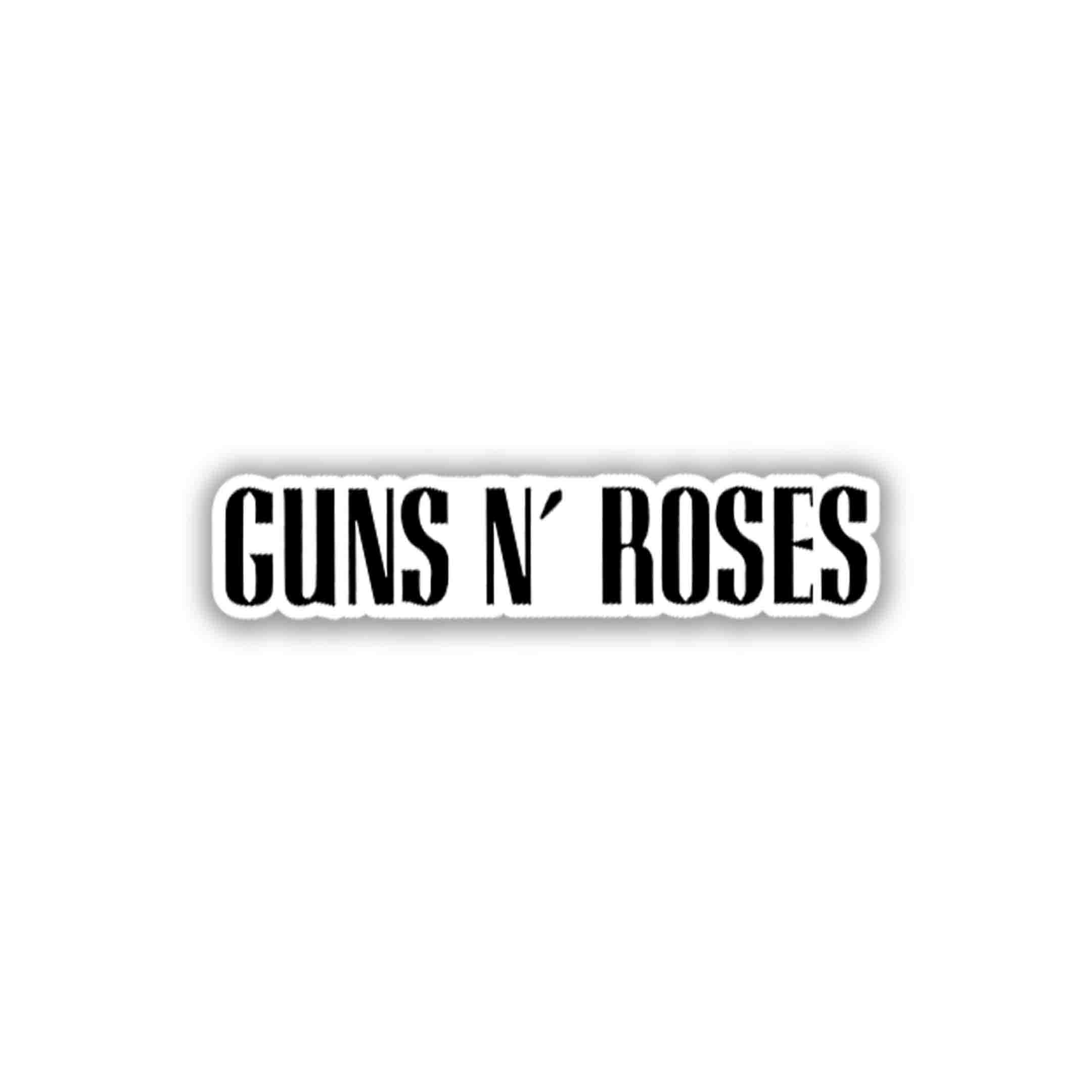 GUNS AND ROSES BAND STICKER - stickyfunk premium stickers