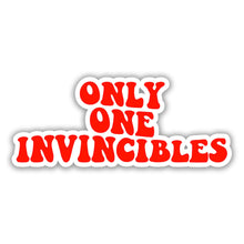 Only One Invincibles' Text Decal