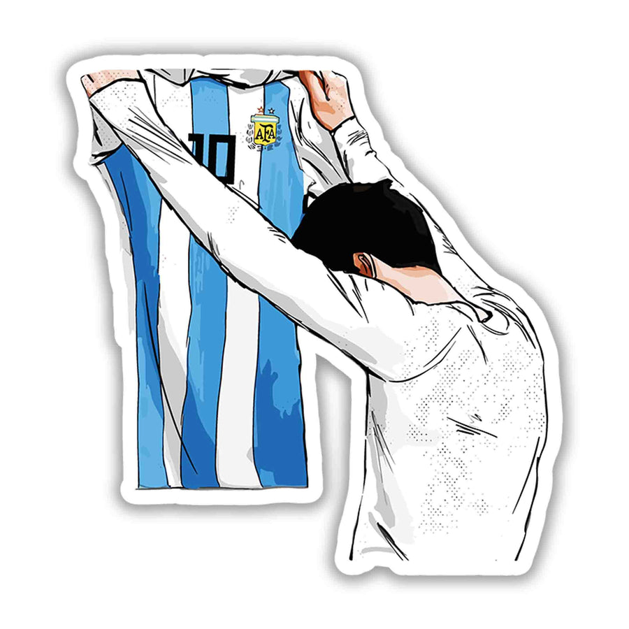 Shirt in the Sky – Lionel Messi Sticker