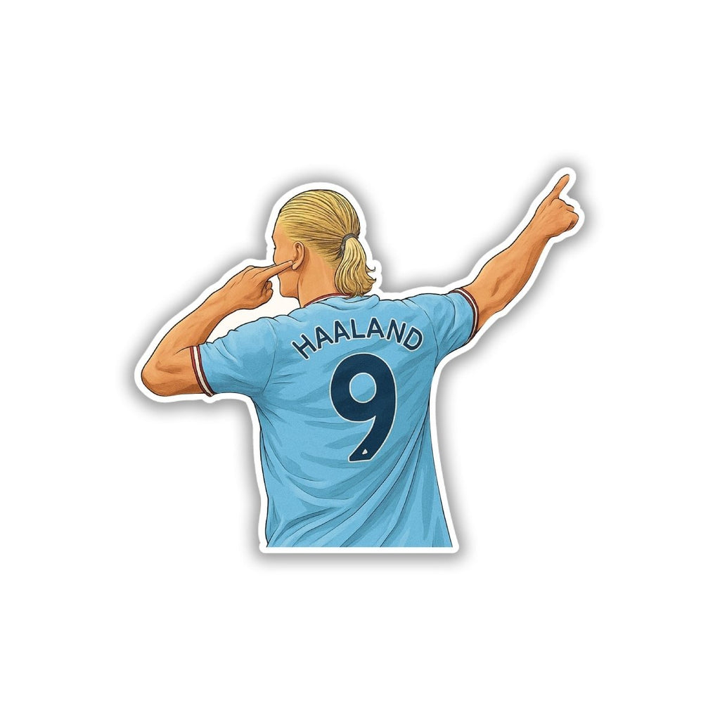 ERLING HAALAND | MANCITY STICKER - 7 - stickyfunk premium stickers