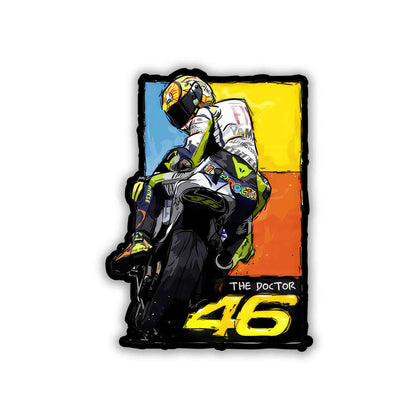 VELENTINO ROSSI STICKER - 7 - stickyfunk premium stickers