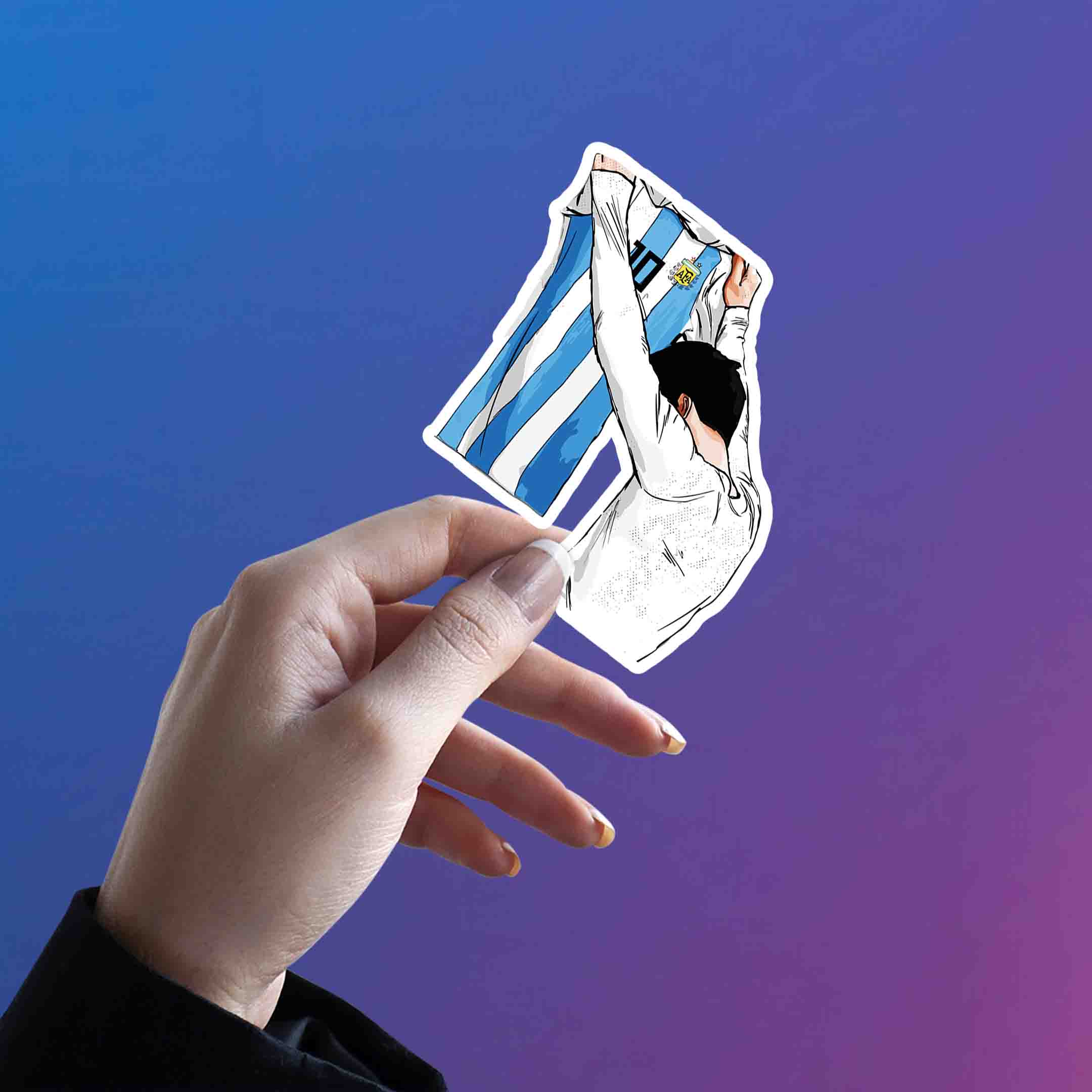 LIONEL MESSI 14 - stickyfunk premium stickers
