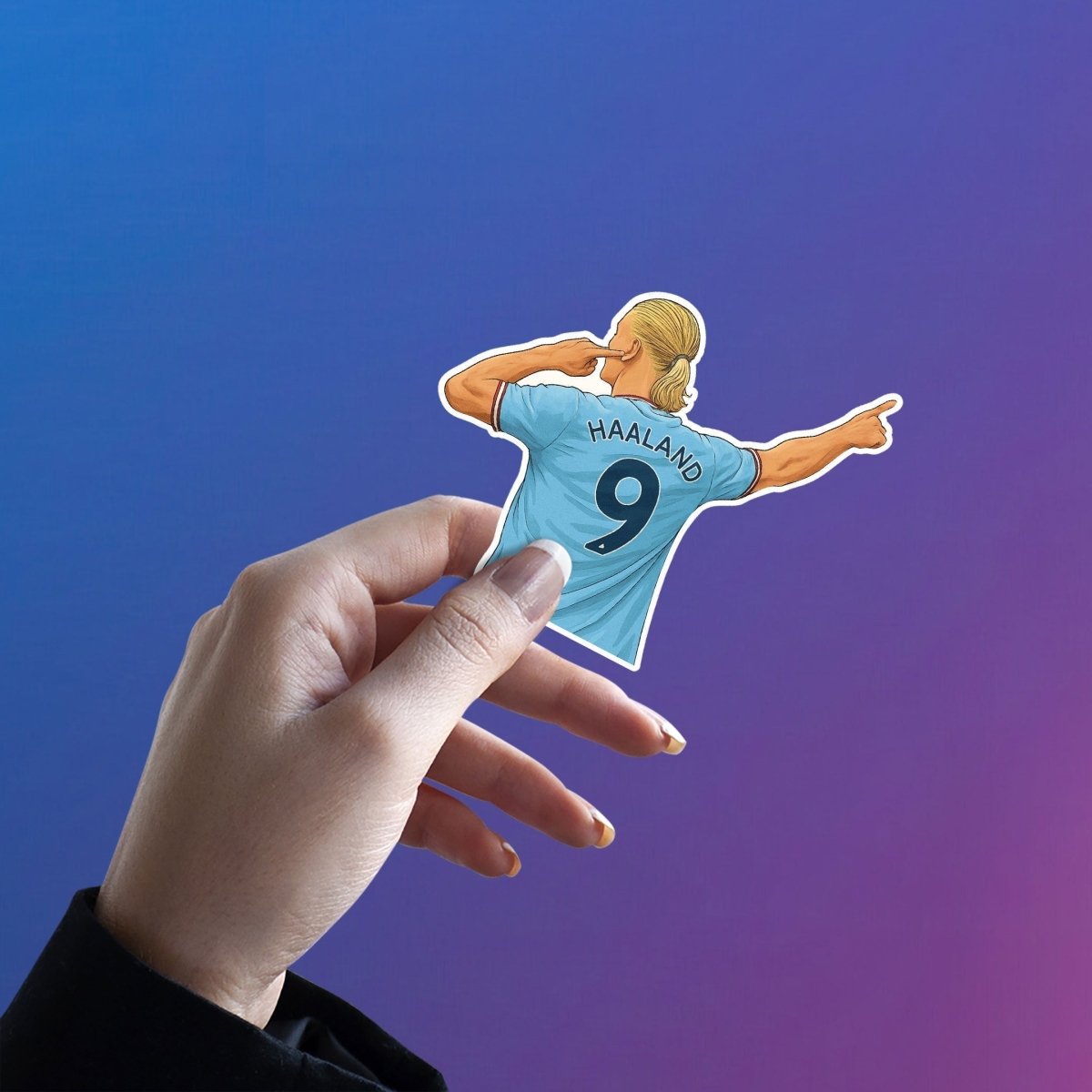 ERLING HAALAND | MANCITY STICKER - 7 - stickyfunk premium stickers