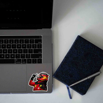 CARLOS SAINZ JR. STICKER - 1 - stickyfunk premium stickers