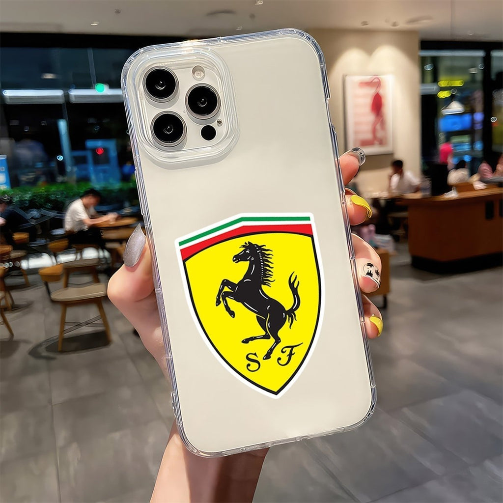 FERRARI LOGO STICKER - stickyfunk premium stickers