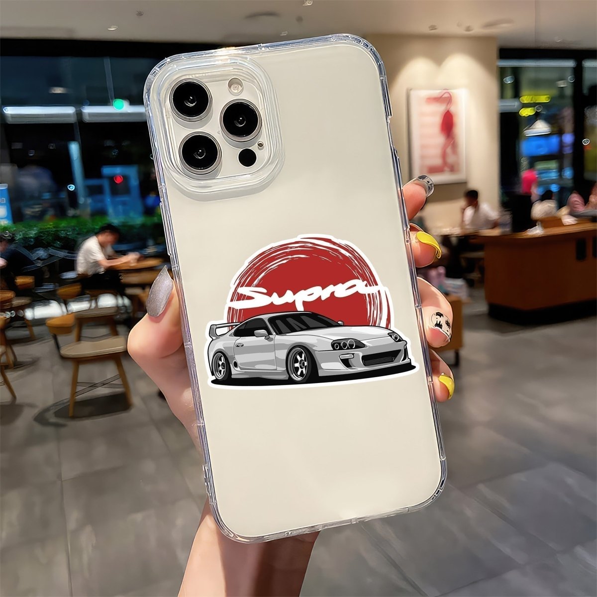 Red Sun Supra Spirit Sticker