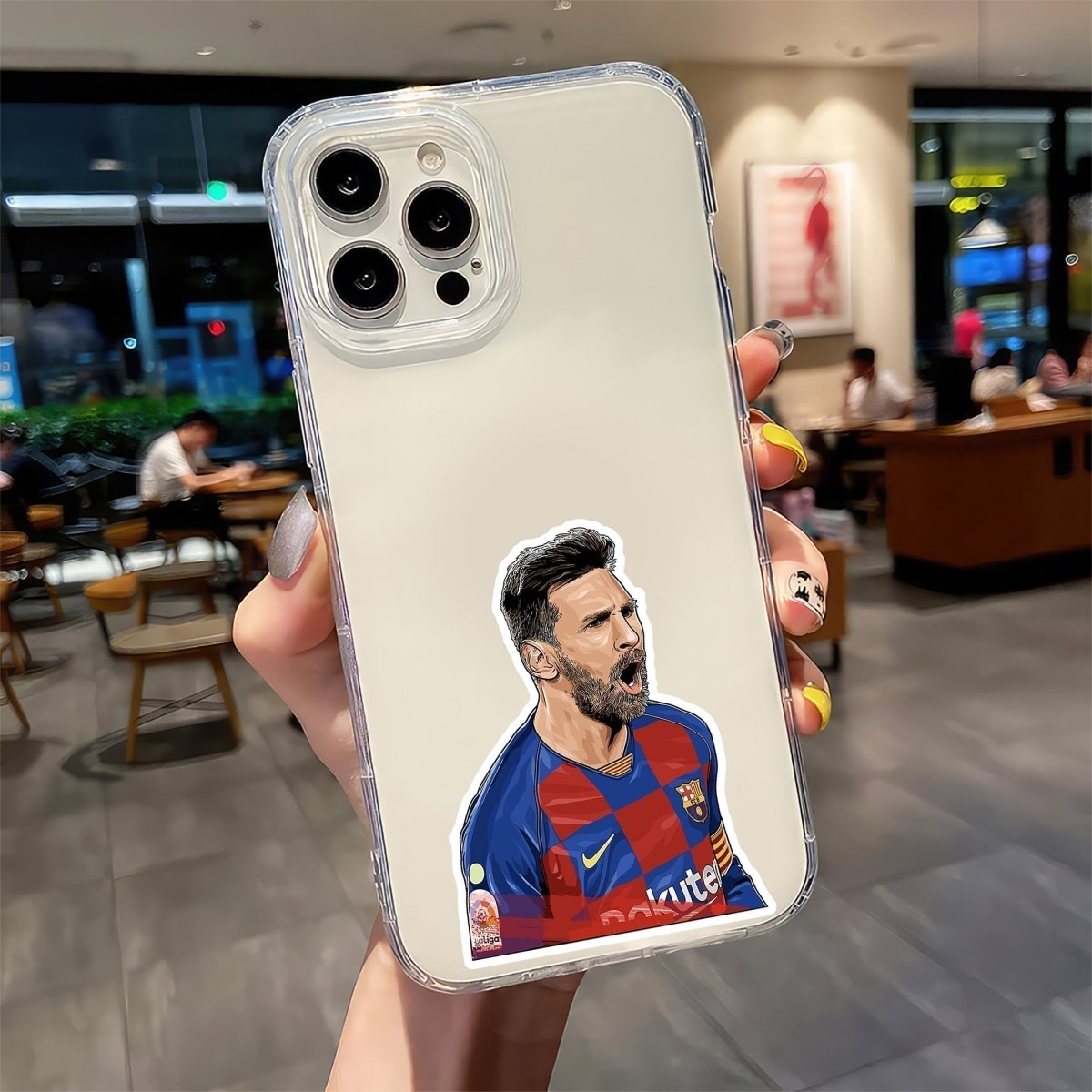 Camp Nou Battle Cry – Lionel Messi Sticker