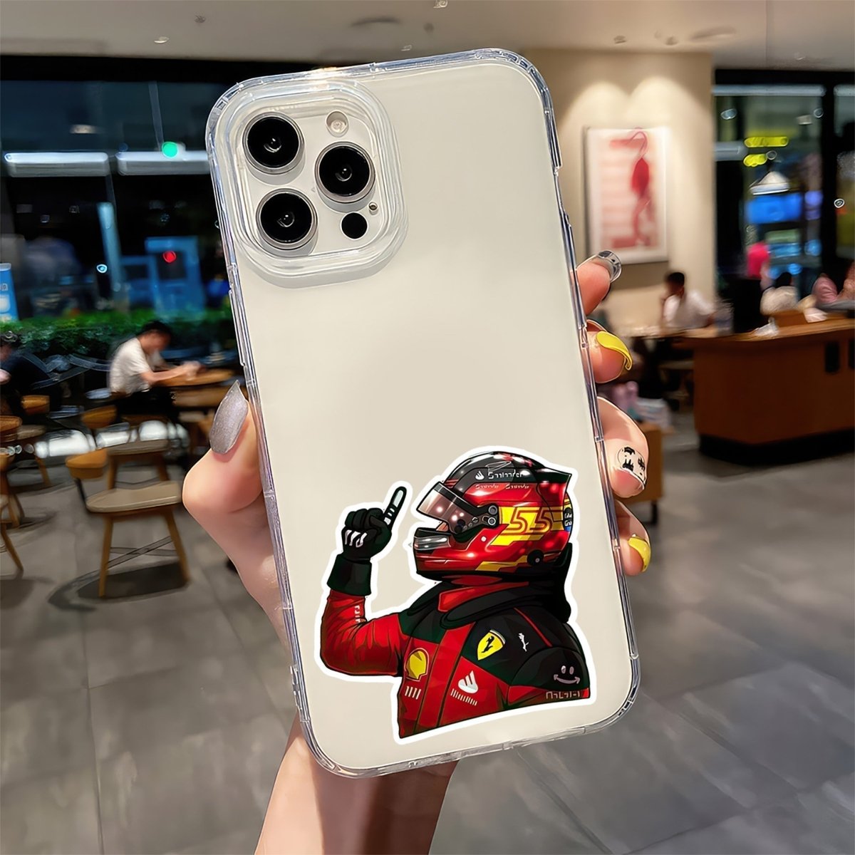 CARLOS SAINZ JR. STICKER - 1 - stickyfunk premium stickers