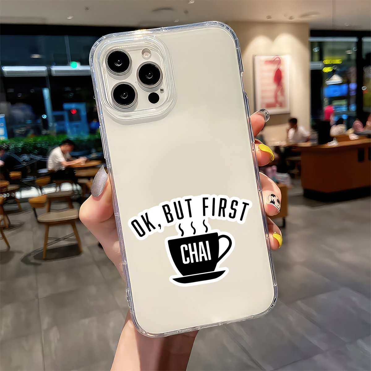 CHAI OVER PRODUCTIVITY STICKER - stickyfunk premium stickers