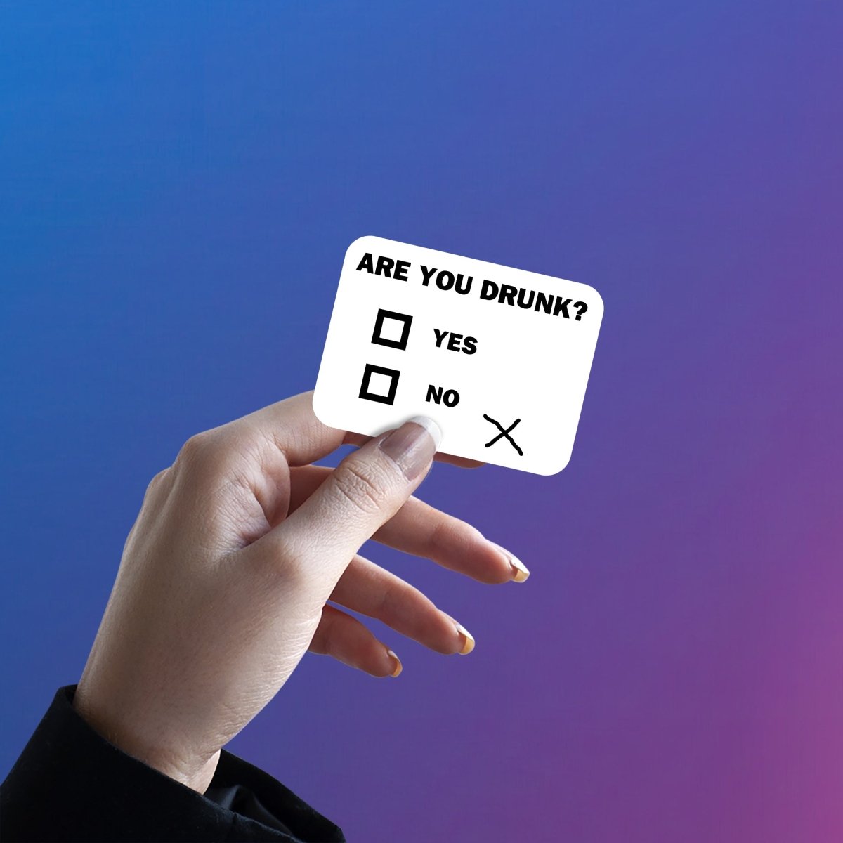 RESPONSIBLE DRINKER... MOSTLY STICKER - stickyfunk premium stickers