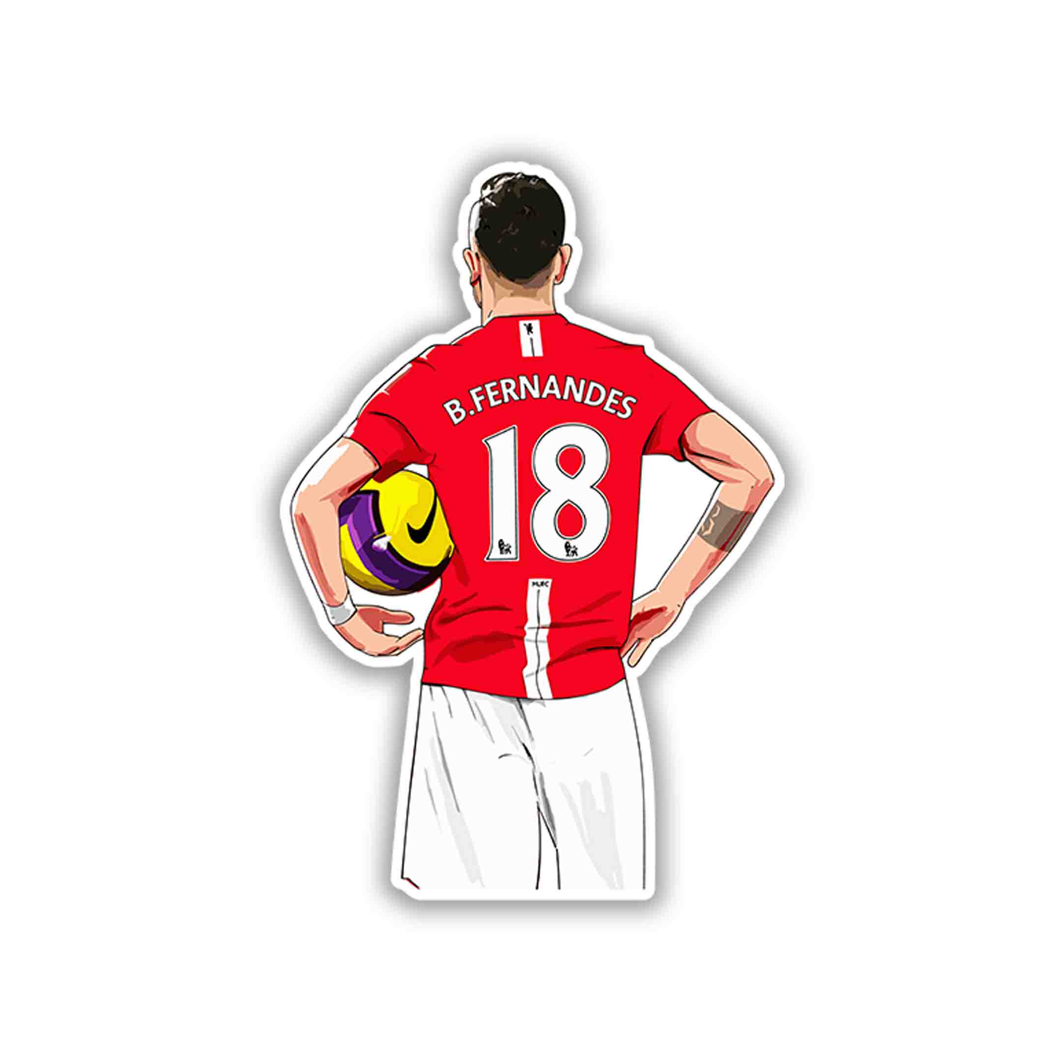 MANCHESTER UNITED STICKER - 8 - stickyfunk premium stickers