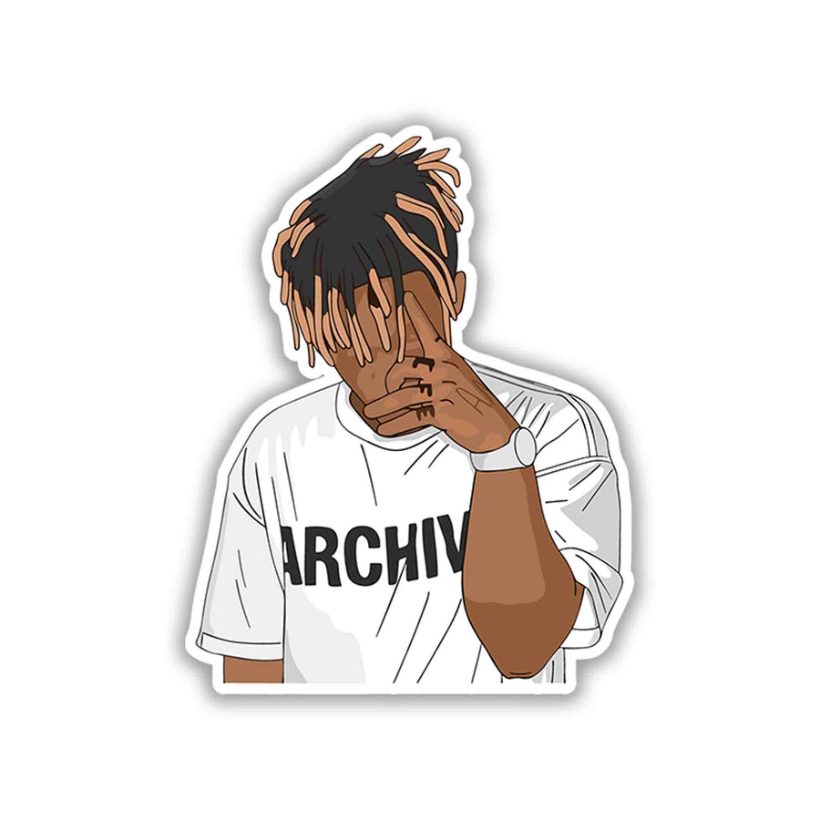 Overthinking in Archives – Juice WRLD Sticker