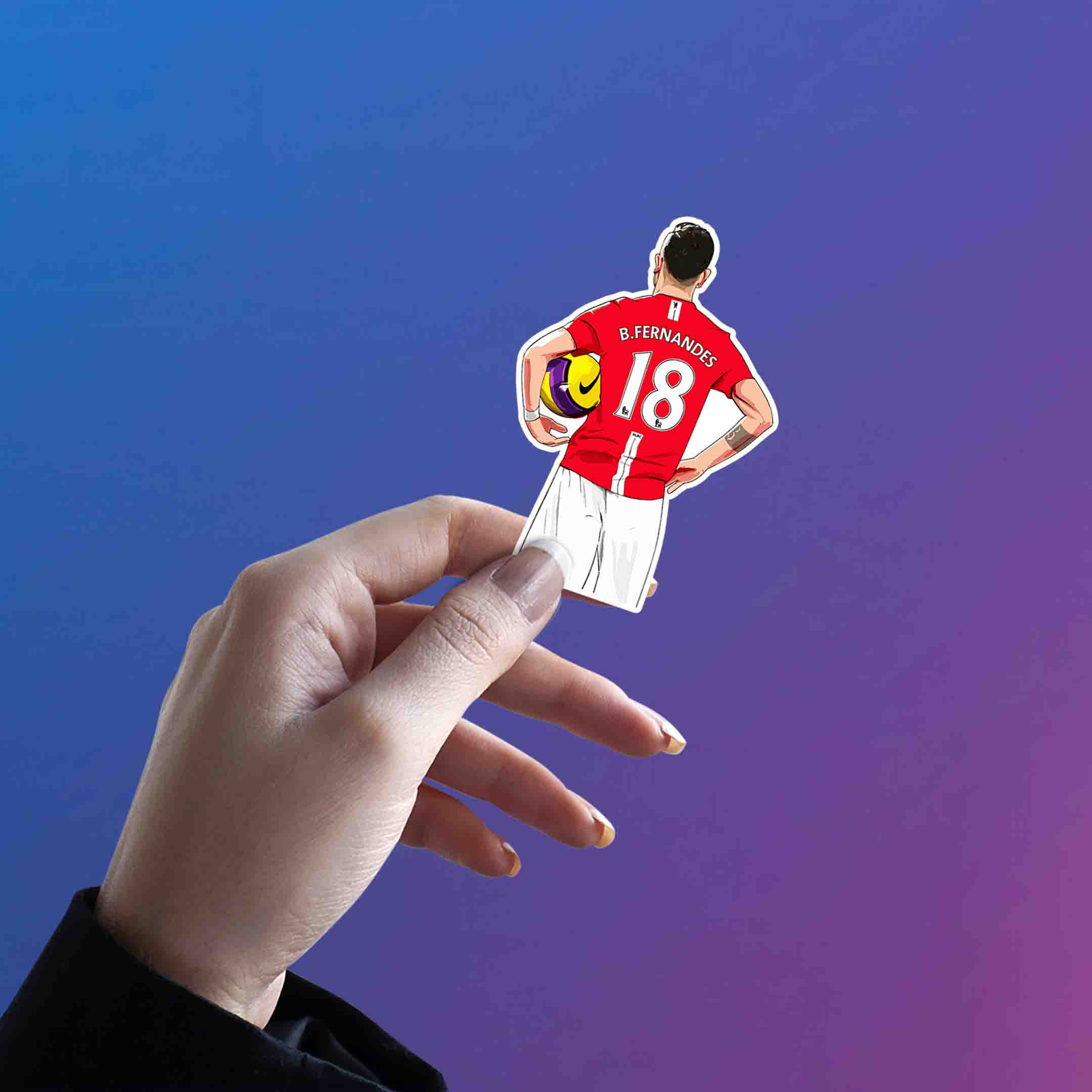 MANCHESTER UNITED STICKER - 8 - stickyfunk premium stickers